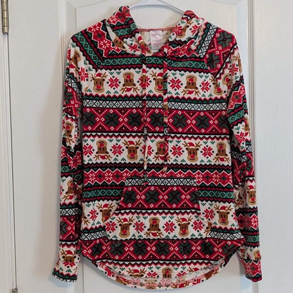 Hooded Christmas top